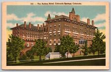 Postcard The Antlers Hotel, Colorado Springs CO linen B142 picture
