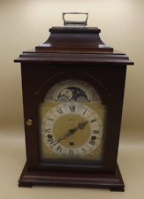 FRANZ HERMLE GERMANY RARE TRIPLE CHIME MOON PHASE BRACKET / MANTEL CLOCK.WORKING picture