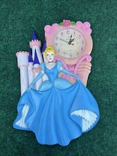 Disney Princess Cinderella Clock Wall Vintage Castle Believe In Your Dreams picture