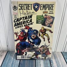 Secret Empire Captain America Stan Lee Comic Box Exclusive Variant Autographed picture