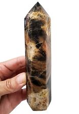 Black Sheen Moonstone Polished Tower Madagascar 374 grams picture
