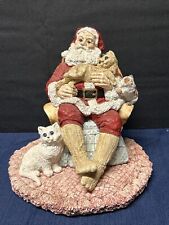 Rare Legend of the Santa Claus A Purr-fect Christmas Sculpture 8” W/BOX picture