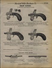 1912-18 PAPER AD Osborne Draw Gauge Strap Slitter Rounder Saddler Spoke Shave picture