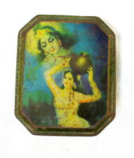 Indian Old Vintage Unique Advertisement  Print  Metal Tin Box BR S219 picture