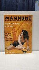 Manhunt Magazine Volume 9 #1 - February 1961; Good picture