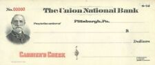 Union National Bank - American Bank Note Company Specimen Checks - American Bank picture