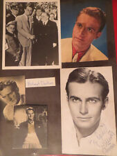 Helmut Dantine Autographed Fan Scrapbook pages 1940s picture