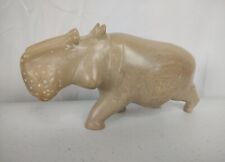 Vintage Genuine Besmo Products Kenya Hand Carved Hippo picture