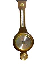 Vintage Thermometer Barometer Weather Station Made in Germany, Room Decor picture