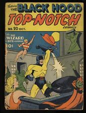 Top Notch Comics #20 GD- 1.8 Black Hood Appearance Archie 1941 picture