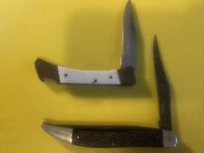 CAMCO USA FISHING KNIFE 2 BLADE DISGORGER VINTAGE USA+KNIFE 3/3.25”SS BLADE L-77 picture