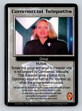 1998 Deluxe Edition Babylon 5 CCG Commercial Telepaths Group-Uncommon Card TCG picture