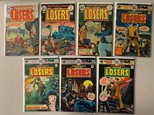 Our Fighting Forces feat. The Losers run Jack Kirby art #154-161 7 diff (1975) picture