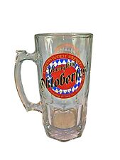 Vintage Yuengling Oktoberfest LARGE Glass Beer Bar Mug Americas Oldest Brewery  picture