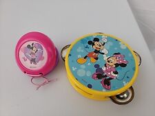 Disney Mickey And Minnie Mini  yellow tambourine And Castanet  picture