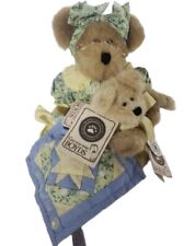Boyds Bears Longaberger Limited Edition- Grammy Quiltsbeary 10”H w/Patches 7”H- picture
