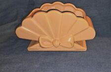 Abingdon Pottery 484 PINK FAN TIED WITH BOW PLANTER  Knoxville Tennessee 1934-50 picture