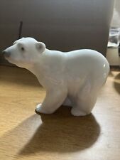 Vintage Lladro Figurine Attentive Polar Bear Glossy Porcelain Spain 5