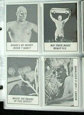 Vintage 1963 Topps Monster Laffs Complete Set of 66 in NRMNT Condition Colossal picture