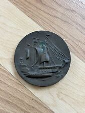 Antique Portland Concrete Association Copper Commemorative Medal 1916 Award picture