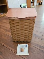 Longaberger Mailbox Basket With Copper Lid Protector, Sunflower Liner & Card picture