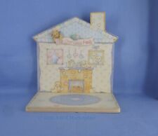Cherished Teddies Our Cherished Family Wood House Displayer CRT014 NOS NIB picture