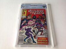 DEFENDERS OF THE EARTH 3 CBCS 9.8 WHITE NICKEL CITY PED MARVEL COMICS LIKE CGC picture