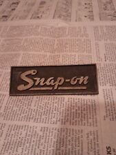 Vintage Snap On Metal Toolbox Emblem picture