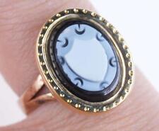 Sz4.5 Antique 14k gold cameo ring picture