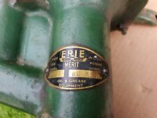 ANTIQUE ERIE MERIT OIL AND GREASE PUMP MODEL 1113 GOOD SHAPE MOVES FREE picture