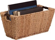 Seagrass Basket w/Handles - Lg STO-02966 Natural, Large (20 in X 10 in) picture