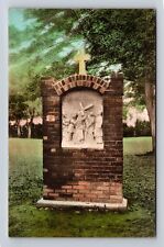 Auriesville NY-New York, Shrine Of Martyrs, Station Of Cross, Vintage Postcard picture