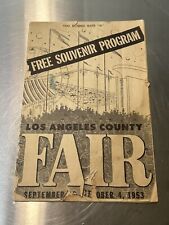 Antique 1953 Los Angeles County Fair Souvenir Program ,￼ Vintage ￼ picture