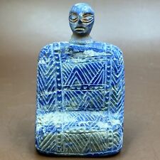 Beautiful Ancient Near Eastern Bactrian Composite Idol Lapis Stone Figurine picture