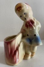 Ceramic Baby Planter Boy Little Lord Fauntleroy Mid Century Shawnee Pottery USA picture