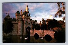 Anaheim CA-California, Disneyland, Sleeping Beauty Castle Vintage Postcard picture
