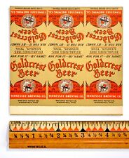 Vintage 1930's Goldencrest Beer Advertising Matchbook Breweriana Memphis,Tenn#11 picture