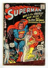 Superman #199 GD- 1.8 1967 1st Superman vs Flash race picture