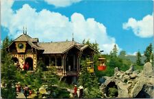 Disneyland Postcard The Swiss Chalet Skyride Tomorrowland Fantasyland picture