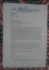 Margaret Chase Smith/Maine Senator/Congresswoman/TLS SIGNED LETTER GREAT CONTENT picture