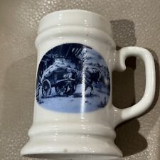 Beautiful Delft Shot Glass/ Toothpick Holder - Made In Holland, Dated 1984 picture