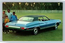 1972 Ford Gran Torino 4-Door Pillared Hardtop Vintage Postcard picture