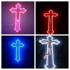Cross Neon Sign, Neon Light Cross Wall Decor | 31,5 İnç - 80 cm picture