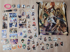 Genshin Impact Lot 58 pc Bag Can Badge Cards Keychains Bracelets Anime Stickers picture