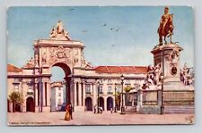 Postcard Praca do Commercio Lisbon Portugal, Tuck Oilette L19 picture