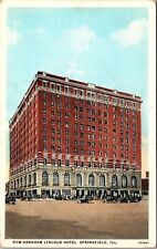 Springfield IL-Illinois, New Abraham Lincoln Hotel, Vintage Postcard picture