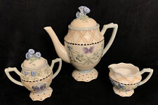 Under The Arbor Teapot, Creamer And Sugarbowl by MWW Annie Danielson picture