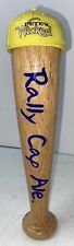 Pete’s Wicked Rally Cap Ale 11” Beer Tap Baseball Bat/Cap Handle Yellow Rare picture