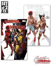 Deadpool vs Wolverine WWIII 1 J Scott Campbell 2 Variant Set A B NM RARE PRESALE picture