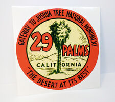 29 PALMS CALIFORNIA / Joshua Tree Vintage Style Travel DECAL / 4